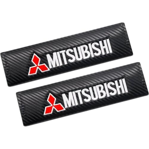 Universal Cotton Car Seat Belt Cover Shoulder Pad Protective For Mitsubishi Lancer 10 3 9 EX Outlander 3 ASX L200 Competition