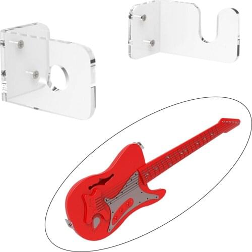 2 Pack of String Swing Guitar Hanger Holder Stand Accessories for Electric Acoustic and Bass Guitars Home or Studio Wall