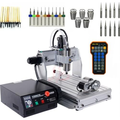 3040 800W 1500W CNC 4030Z Mini CNC Router Engraver Desktop Engraving machine USB Port