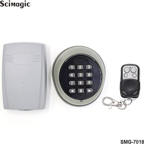433MHz Wireless Keypad Universal Remote Controller Password Switch for Gate Door Access Control and 433MHz Receiver Remote