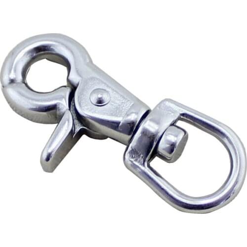 65mm ss316 trigger snap hook for dog leash collar