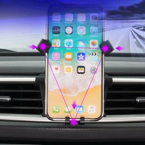 For Nissan Qashqai J11 / X-Trail T32 2014 -2019 Car Accessories Air Vent Mount Smart Phone Holder Stand Mobile Phone Cradle