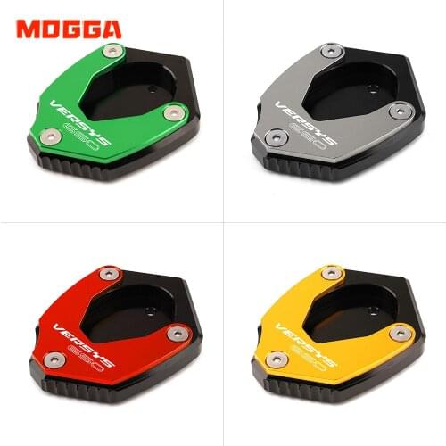 Side Stand Enlarge For KAWASAKI Versys650 VERSYS 650 2015-2019 2018 2017 Motorcycle Accessories Kickstand Enlarger Extension Pad