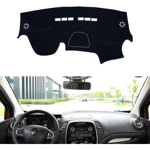 For Renault Captur 2013~2018 Samsung QM3 Dashboard Cover Sun Shade Non-slip Dash Mat Pad Carpet Stickers Interior Accessories