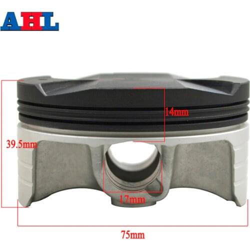 Motorcycle Engine Parts STD~+50 Cylinder Bore Size 75mm~75.5mm Piston Rings Kit For HONDA CBR1000 CBR1000RR 2004 2005 2006 2007