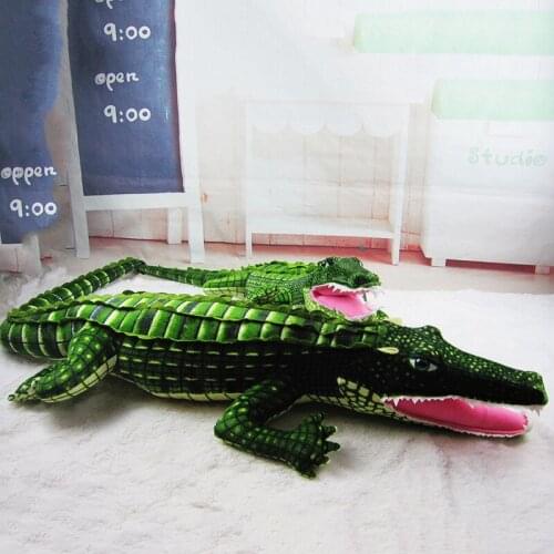 160cm Giant Simulated Crocodile Plush Toy Doll Super Large Realistic Crocodile Plush Toy Birthday Gift Super Soft and Very Cool
