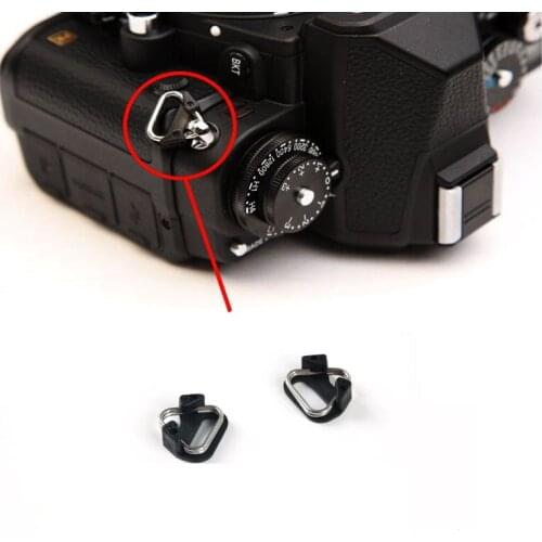 50pairs Camera Rings Hook Replacement Alloy Split Ring Triangle for Canon Nikon Camera Shoulder Strap lanyard