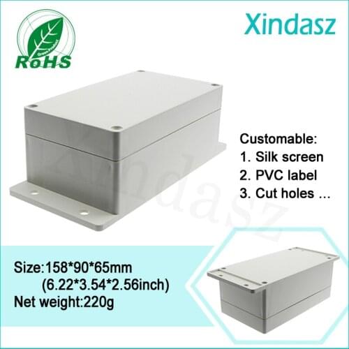 XDW01-35)158*90*65mm(6.22*3.54*2.56inch)Wall mount enclosure ip65 outdoor shower enclosure waterproof plastic enclosure
