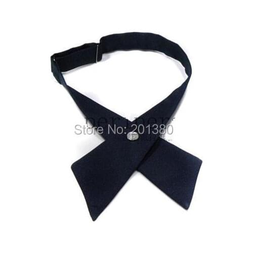 2019 crossover solid butterfly bow tie knot bowtie mens necktie womens neck ties ascot cravate for women 7colors