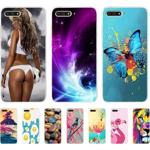 Soft Case For Silicone Back Cover For Cute Phone Cases Cover Bumper for Huawei Honor 7a 7c 5.7 7a Pro 5.7 7x 7s 7a 5.45 y5 2018