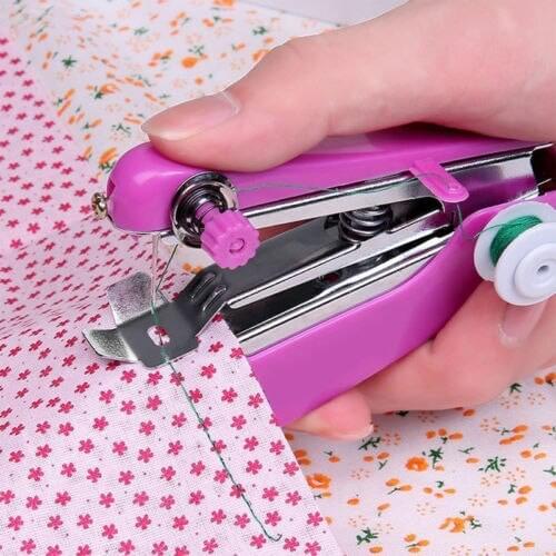 Newest trendy Mini Portable Smart Electric Tailor Stitch Handheld Sewing Machine Home Travel Stitch Clothes Sew Needlework Tools
