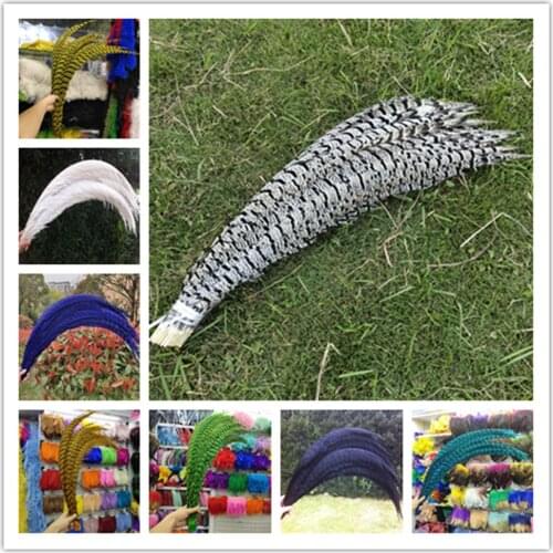 Wholesale Beautiful 10pcs Lady Amherst Pheasant feather 32-36inch/80-90cm for Home Decoration,Wedding Party Decoration