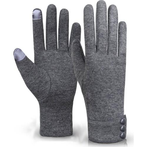 Womens Short Wrist Summer Cotton Thin Gloves Autumn Slip-proof Touch Screen Short Style UV Sunscreen Driving Gloves Guantes