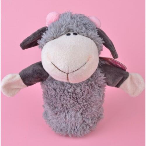 Cherry Sheep hand puppet plush toy, Stuffed Baby / Kids Doll Toy Gift Free Shipping
