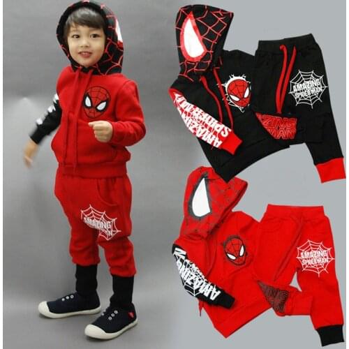 Casual Cartoon Baby Boys Girls 2-Piece Clothing Sets Kids Clothes Set Children Outerwear For 2-7 Years Old