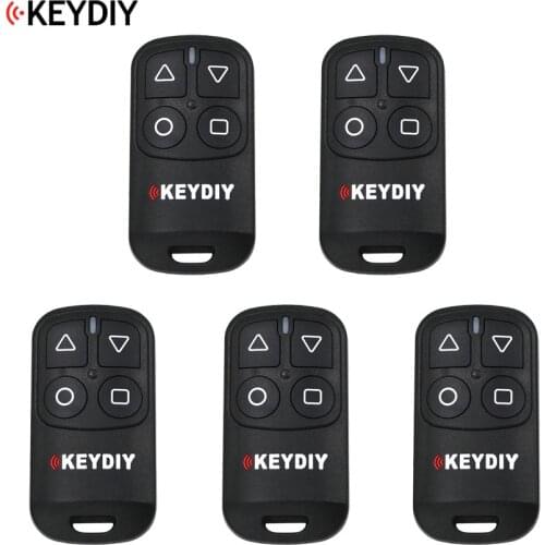 5PCS/LOT, KEYDIY 4 Buttons General Garage Door Remote for KD900 URG200 KD-X2/KD MINI Remote Generater B32