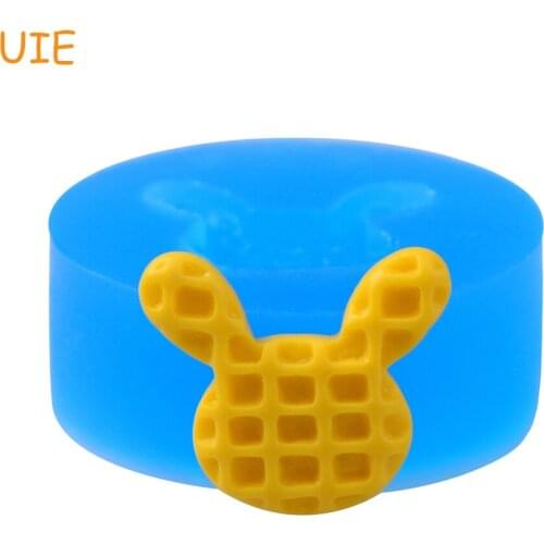 QYL418U 18.6mm Rabbit / Bunny Cookie Silicone Mold Cake Decorating Tools, Fondant Craft, Resin, Clay, Candy, Chocolate, Biscuit