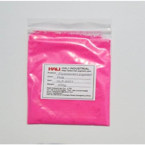 Sell fluorescent pigment, pink fluorescent powder, neon pigment,1 lot=200gram HLP-8001 pink,free shipping