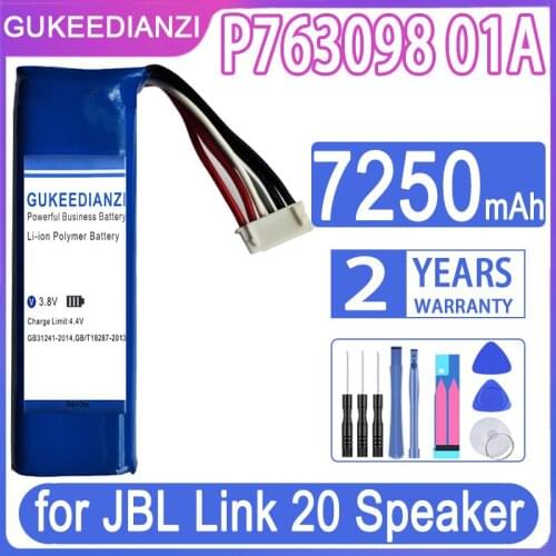 GUKEEDIANZI Replacement Battery P763098 01A 7250mAh for JBL Link 20 Speaker Link20