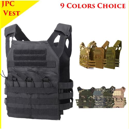 Tactical Combat Vest JPC Outdoor Hunting Wargame Paintball Protective Plate Carrier Body Armor Military Airsoft Vest