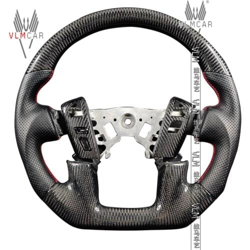 Carbon fiber steering wheel for Nissan patrol/Available for all car models