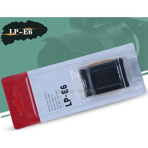 LP-E6 Battery E6 LP E6 LPE6 Batteries For Original Canon EOS 5D Mark II III Mark2 mark3 5D2 5D3 6D 60D 60Da 7D 70D