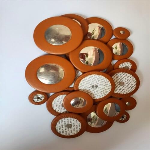 1 set Selmer Alto Saxophone SAX Replacement Alto Saxophone SAX Replacement Woodwind Brown Fuax Leather Pads Tenor/Soprano /Alto