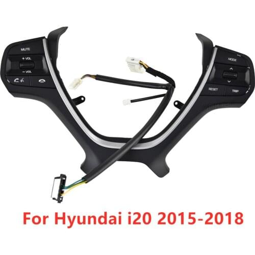 Car Multifunctional Steering Wheel Audio Control Button For Hyundai i20 2015 2016 2017 2018