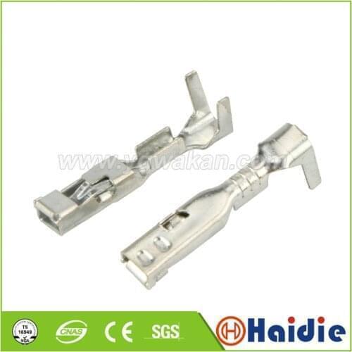 Free shipping 100pcs delphi car connector splices wire terminal Crimp terminal DJ622-F2.8A/B