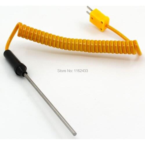 TP-02 K type 100mm probe head plug connection thermocouple temperature sensor for TM-900C TES1310/1320