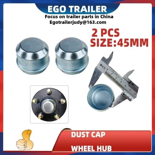 EGO TRAILER Replacement 45mm Metal Dust Cap Wheel Hub Trailer Bearing Dust Grease Cover