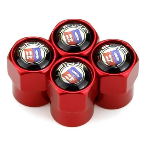 For BMW Wheel Tire Valve Caps Alpina Logo 3 5 6 7 Series Z4 F20 E87 X5 E53 E46 E34 E30 E60 E90 F10 E39 F30 E36 Car Accessories