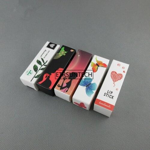 1000pcs lipstick paper box Small kraft paper cardboard box Lipstick Cosmetic Perfume Bottle Essential Oil Packaging Box F2275