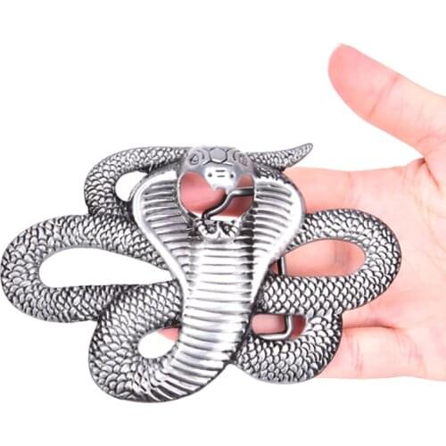 Fashion Snake Belt Buckle Denim Cowboy Retro Styling Metal Belt Buckle Men Jeans accessories