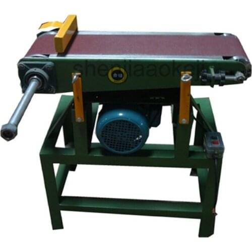 Sand Belt Machine 380V/220V Polished Flat Grinding Dual-use Woodworking Machinery Belt Sandpaper Machine 2200W