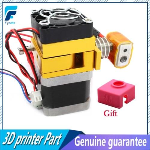New MK9 Extruder 12v 0.4mm Nozzle 100K Thermistor For 3D Printer Prusa I3 1.75mm Filament With MK9 Sock As Gift