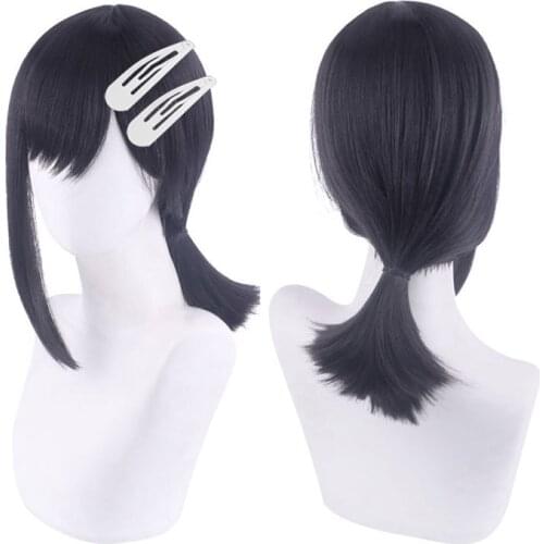 Chainsaw Man Higashiyama Kobeni Cosplay Wig Heat Resistant Fiber Hair Wigs + Wig Cap + Hairpins