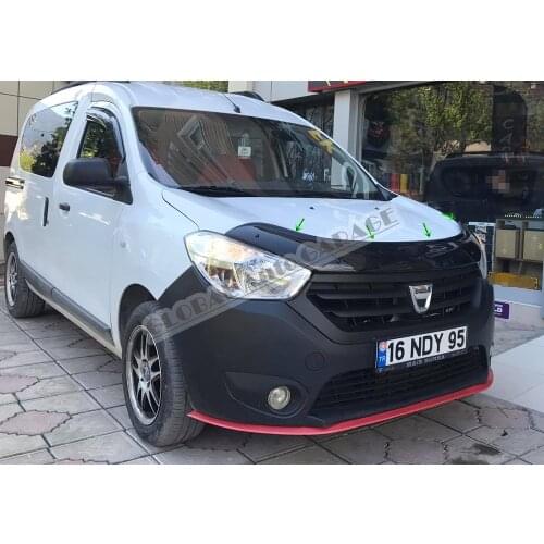 For Dacia Dokker 2012-2021 Front Bug Shield Hood Deflector Guard Bonnet Protector Car Auto Accessory Car-Styling Accessories