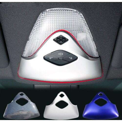 ABS Carbon Fiber Car Front Reading Light Trim Cover for Toyota C-HR CHR 2016 2017 2018 2019 Car Accessories Interior Car Decor