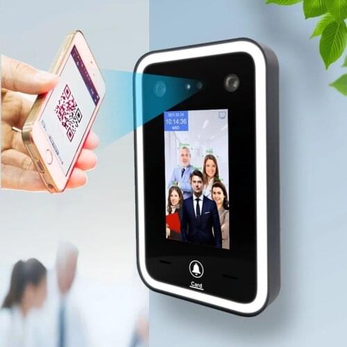 Linux System Face Access Control And Card Time Attendance DF02 With ID IC Card Reader Free Software Door Control System
