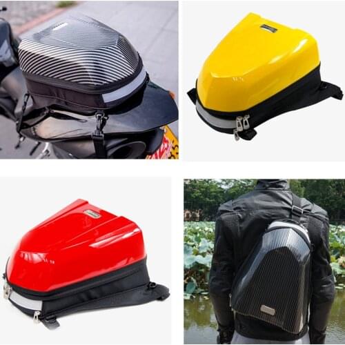 Motorcycle rear seat bag waterproof motorbike back bag multi-function moto bag outdoor riding tank bag saddle bag motorcycle