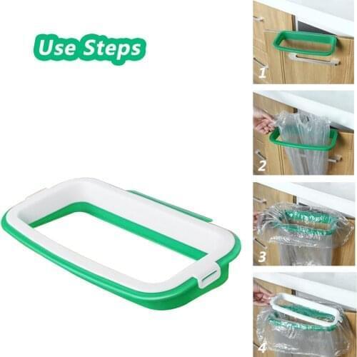 Super Strong Trash Bag Garbage Bag Hanger Rubbish Holder Hanging Trash Rubbish Bag Holder Can Bin Plastic Bracket Stand Rack