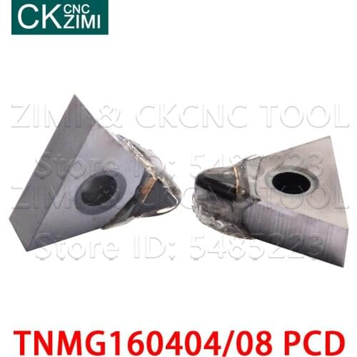 TNMG160404 PCD TNMG160408 PCD inserts carbide insert CNC lathe cutting tools External wood turning tool TNMG for copper aluminum