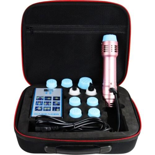 Shockwave Therapy Machine Electromagnetic Extracorporeal Body Massager for Body Pain and Muscle Relaxation with Portable Box