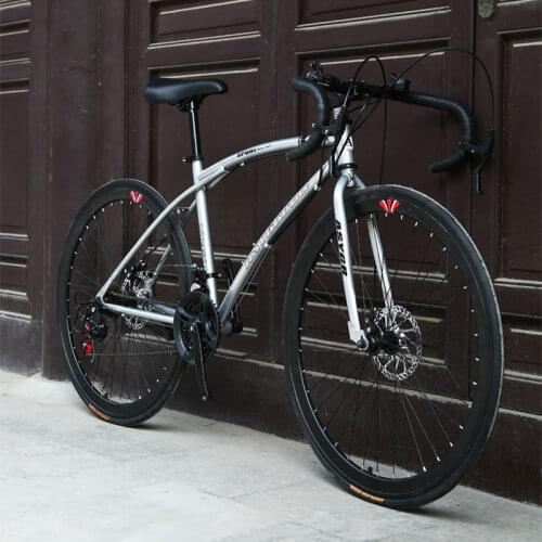 Bicycle Road Bike Variable speed Dead Fly Man Racing Bends Inflatable Solid Tire Women Student Adult