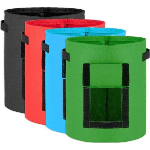 Potato Grow Container Bag DIY Planter PE Cloth Planting Vegetable Gardening Thicken Vegetable Pot Planting Grow Bag Garden Tool