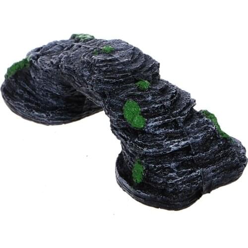 High quality Aquarium Resin Bridge Landscape Tortoise Fish Tank Ornaments Underwater Decor