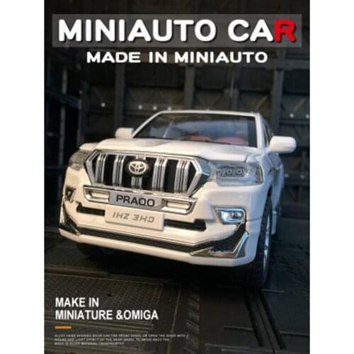 High Simulation Exquisite Diecasts&Toy Vehicles: Car Styling TOYOTA Land Cruiser Prado SUV 1:24 Alloy Diecast Car Model