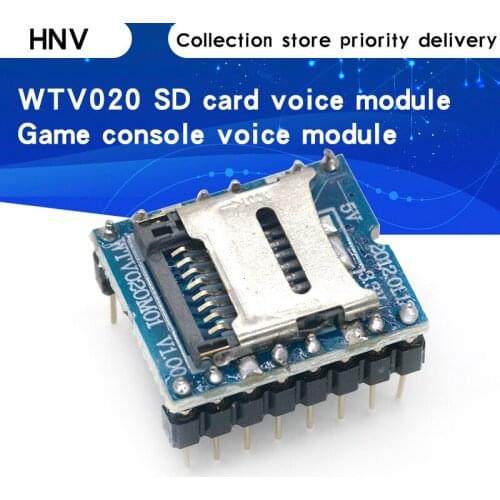 WTV020 WTV020-SD WTV020SD-20SS Mini SD Card MP3 Sound Module voice module For PIC Arduino 2560 UNO R3 WTV020-SD-16P