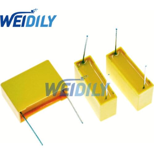 10PCS/LOT Safety Capacitor 275VAC 225 2.2UF 275V Pitch 27mm Polypropylene Film Capacitor Capacitance